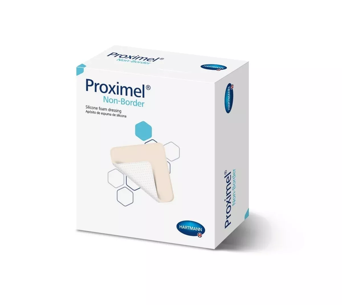 Proximel Nonadhesive without Border Silicone Foam Dressing, 6 x 6 Inch