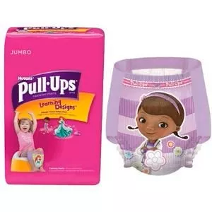 Pull-Ups Training Pants for Girls with Learning Design, 2T/3T, Package of 25