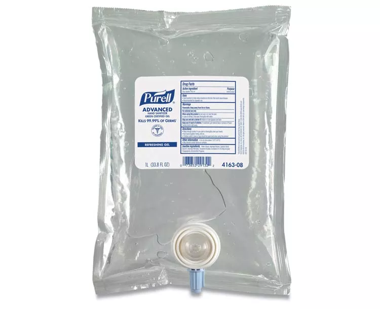 Purell Certified Green 1000 mL Hand Sanitizer Gel Refills