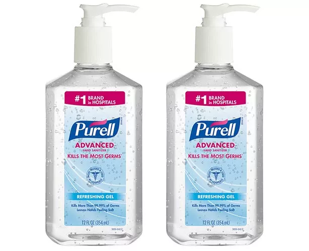 Purell Instant Hand Sanitizer, 12 oz Pump Bottles