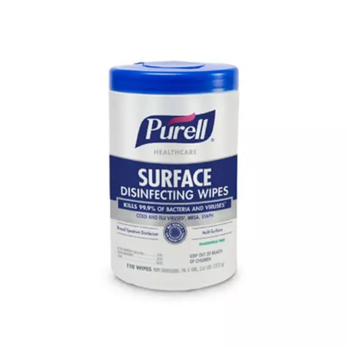 PURELL Surface Disinfectant Cleaner PremoistenedWipe