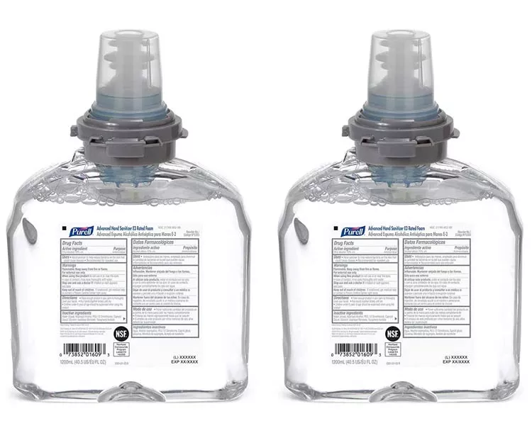 Purell TFX Foam Hand Sanitizer, 1200mL