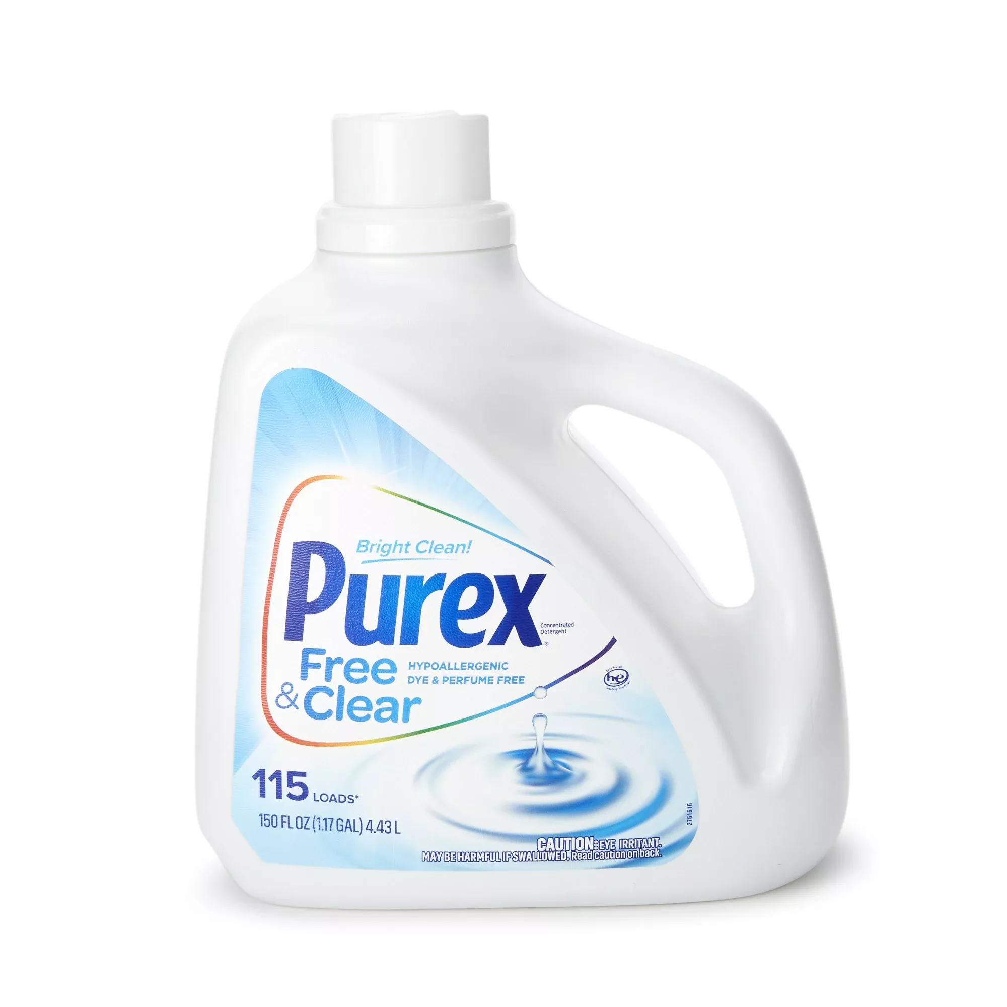 Purex Free & Clear Hypoallergenic Laundry Detergent, 150 fl oz.