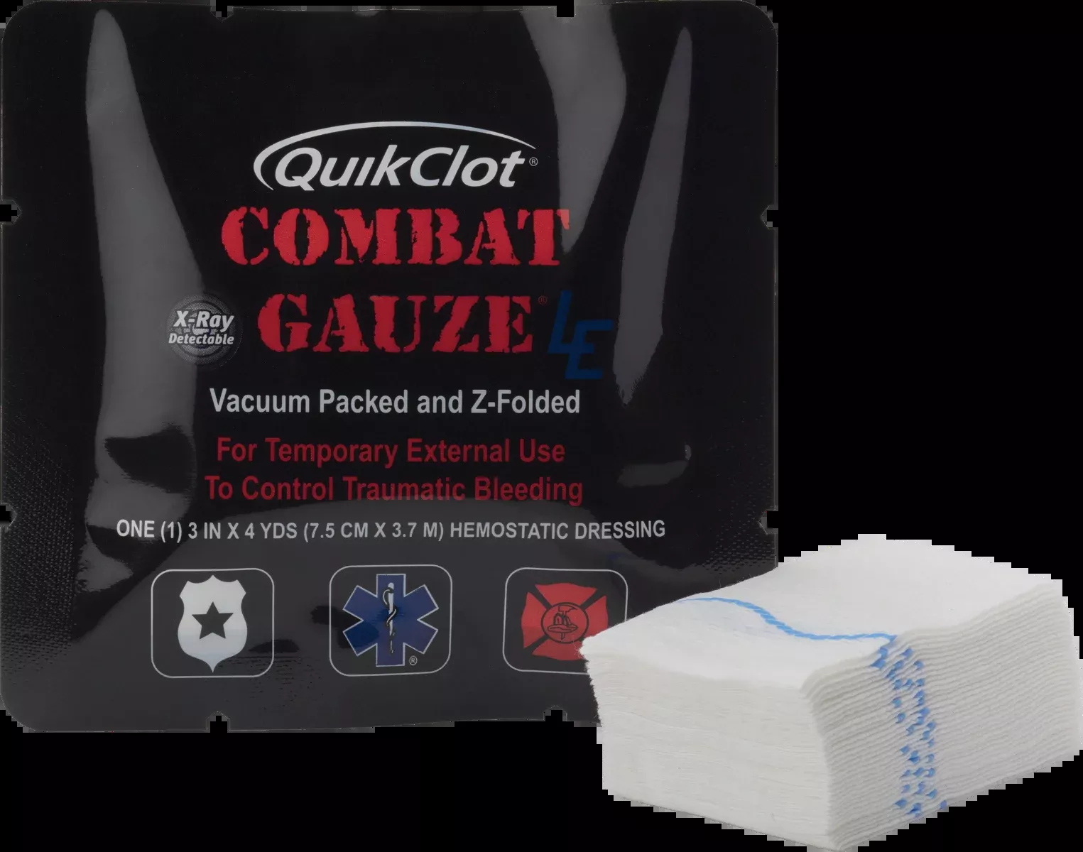 QuikClot Combat Z-Fold Gauze Dressing