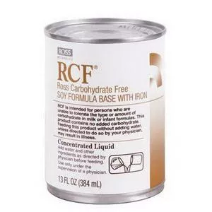 RCF Concentrated Liquid Institutional 384mL Can, No Added Carbohydrate Soy Infant Formula Base with Iron