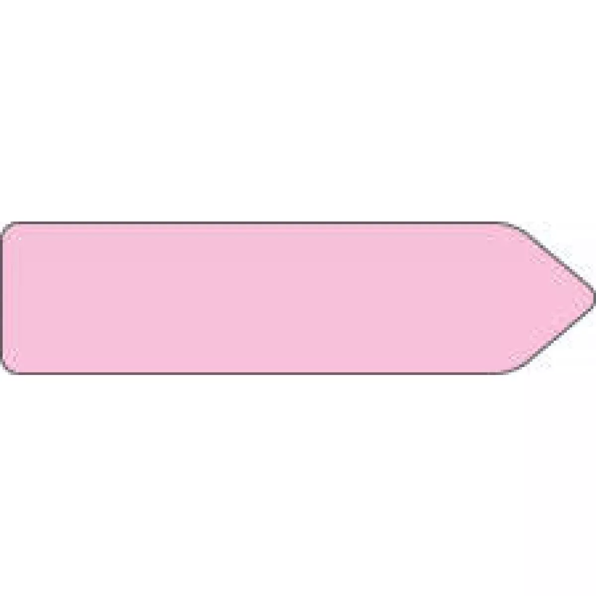 Redi-Tag Flags & Tags Arrow Refill Pink Removable 1 3/4" X 9/16" 120 Per Roll, 6 Rolls Per Pack