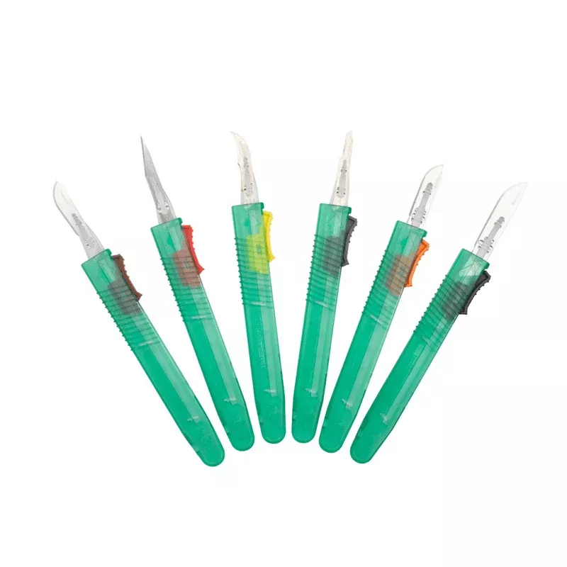 RELI-CUT #12 Disposable Retractable Safety Scalpels with TECHNOCUT Premium Blade