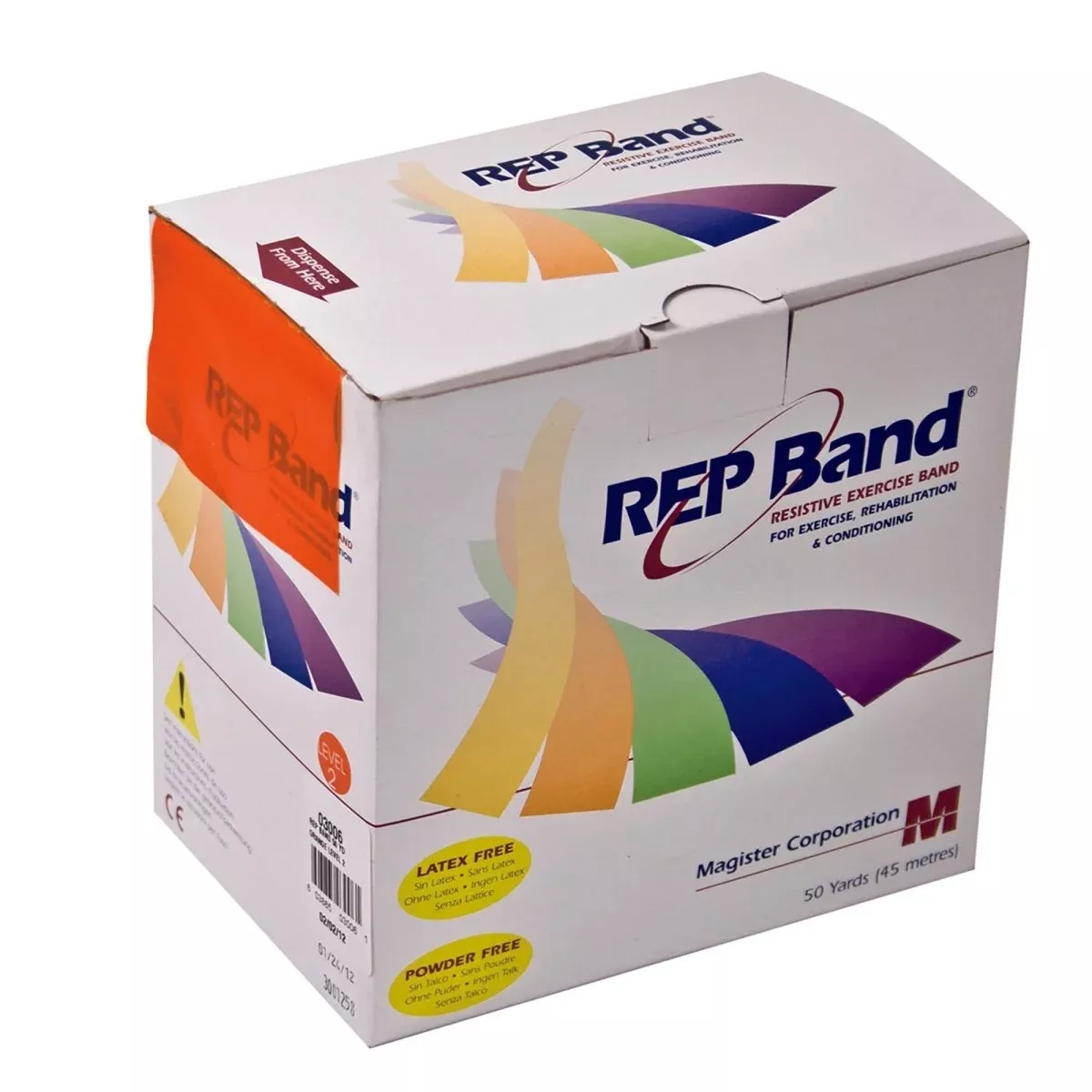 REP Band Exercise Resistance Band, Orange, 4 Inch x 50 Yard