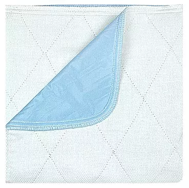 Reusable Underpad Beck's Classic 36 X 52 Inch Polyester / Rayon Heavy Absorbency #BV7152BLPB