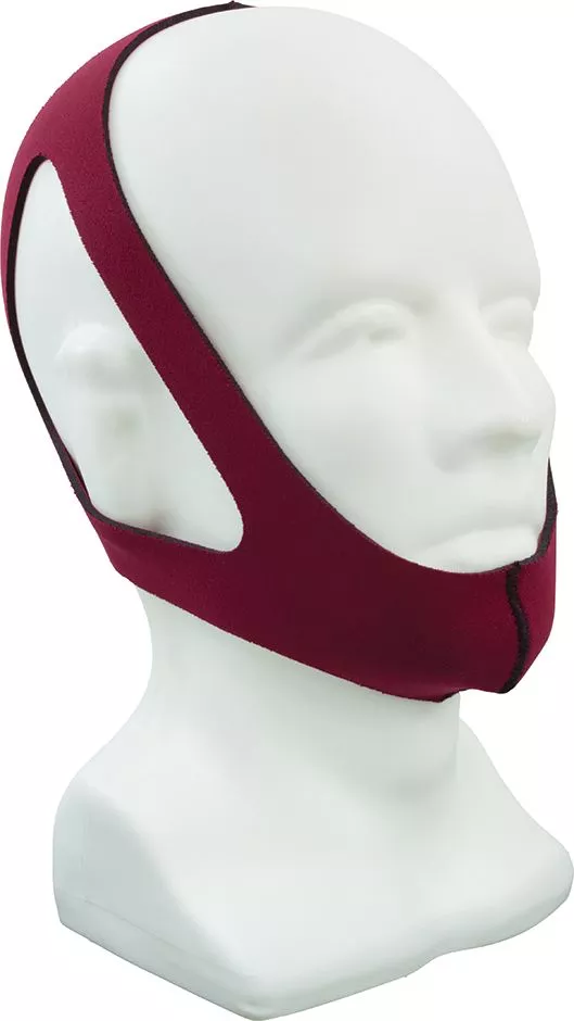 Roscoe Medical 3 Point Chin Strap, Adjustable, Ruby Red - ROS-T09ADJ