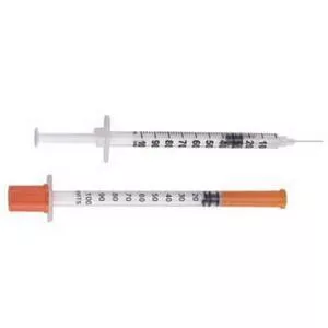 SafetyGlide Insulin Syringe 29G x 1/2", 1 mL