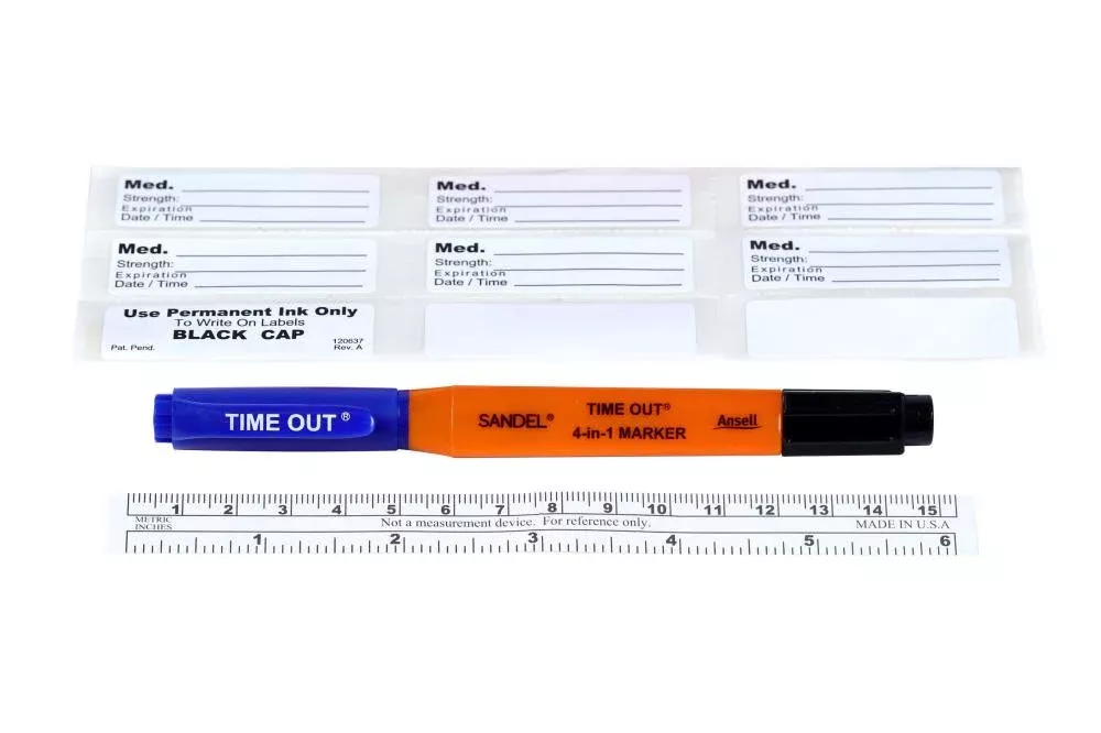 Sandel Markers, TIME OUTSleeve, Ruler, Sterile, 25/bx