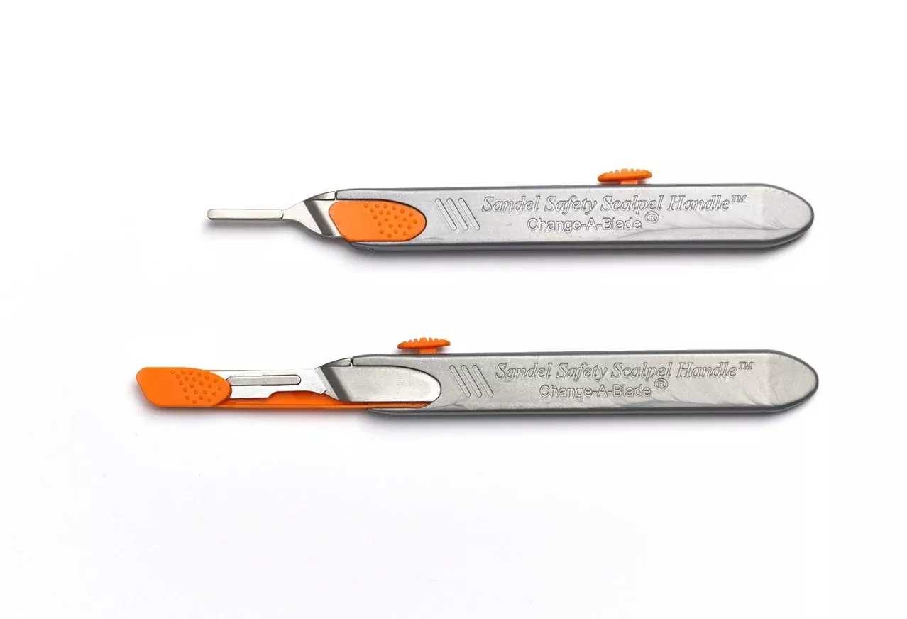 Sandel Safety Scalpels, Fits any #10, #11 or #15 Blade