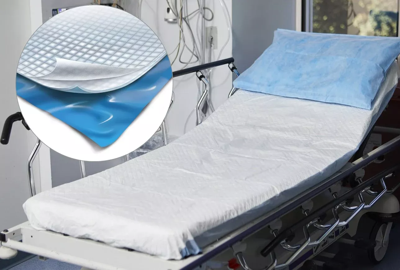 Sandel Stat-Bloc Table Sheet, Antimicrobial, Quilted