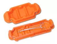 Sandel Transfer Tray, Extendable, Hands-Free, Adhesive Strip, Sterile, 10/bx
