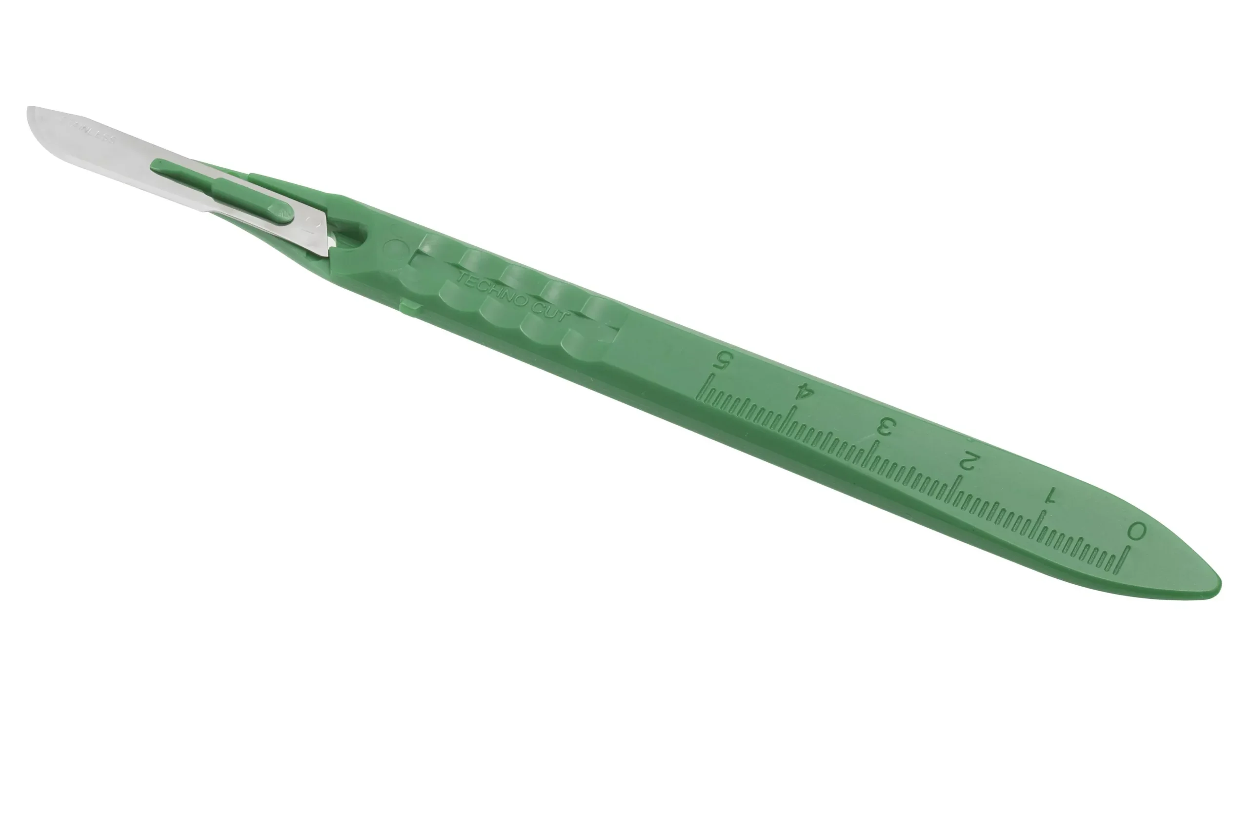 Scalpel Technocut No. 10 Stainless Steel / Plastic Classic Grip Handle Sterile Disposable