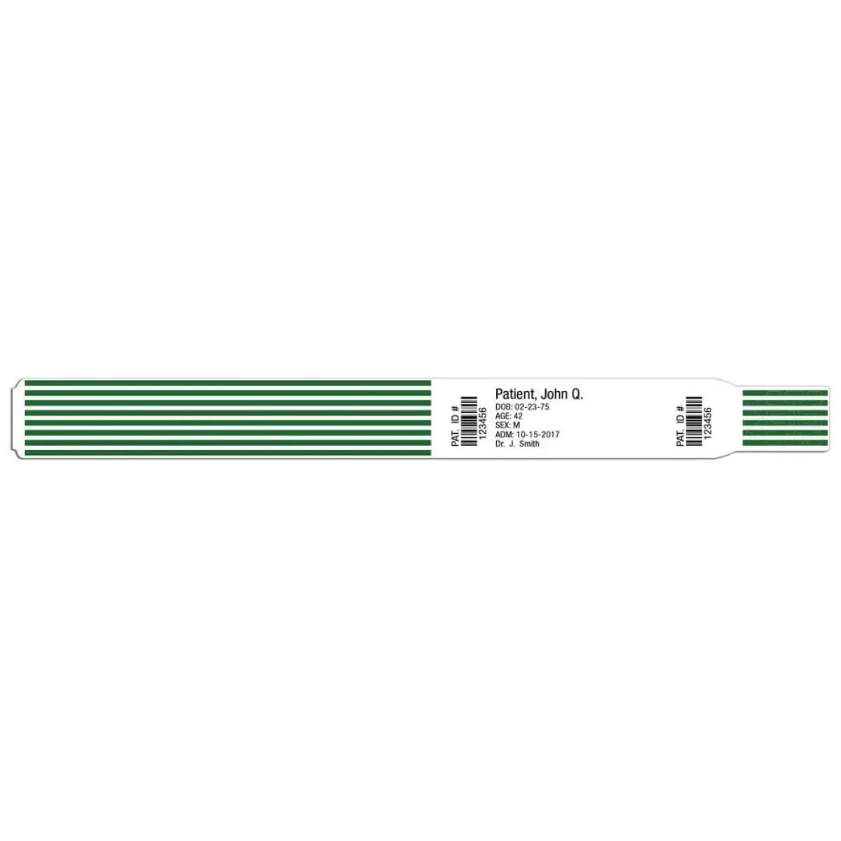 Scanband Dr Adult 1-1/2" Core, 4.9" Outer Diameter, Green