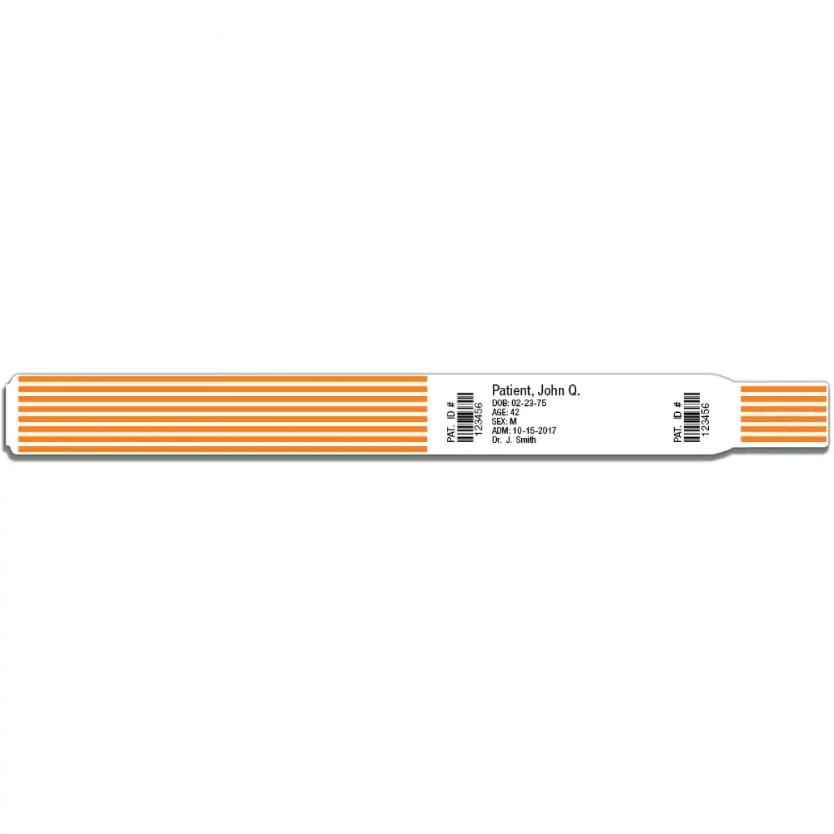 Scanband Dr Adult 1-1/2" Core, 4.9" Outer Diameter, Orange