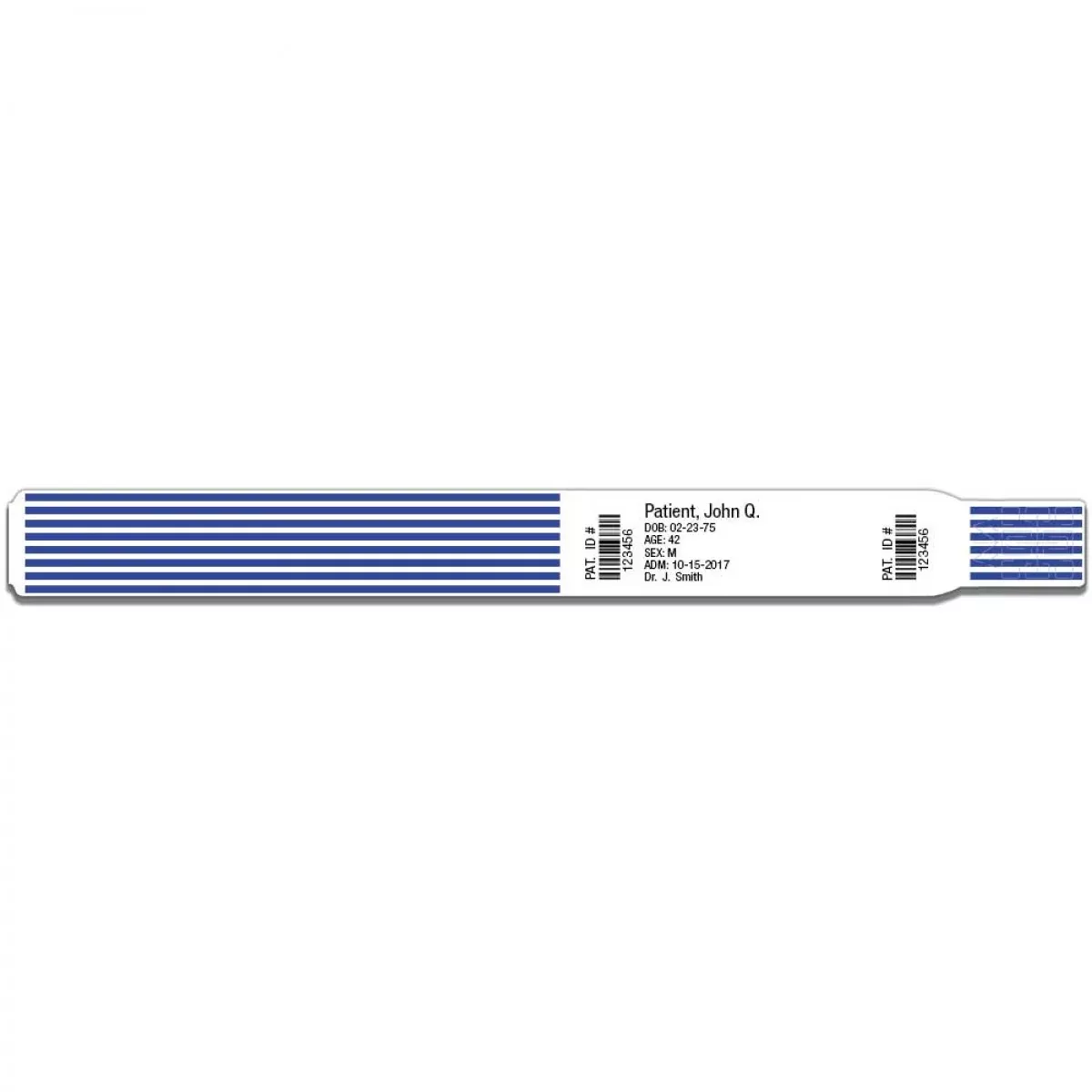 Scanband Dr Adult 1-1/2" Core, 5.5" Outer Diameter, Blue