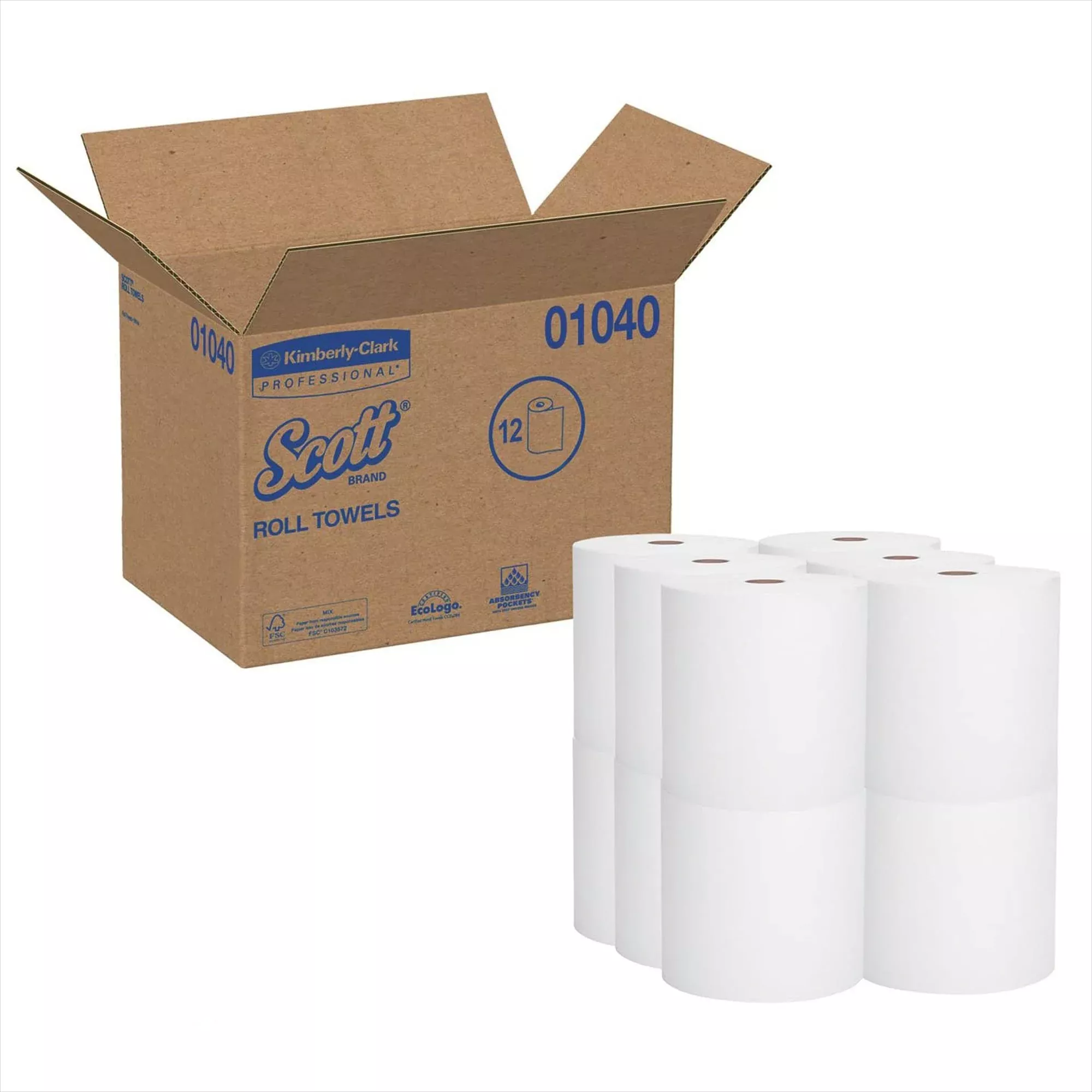 Scott Hardwound Continuous Roll Paper Towels