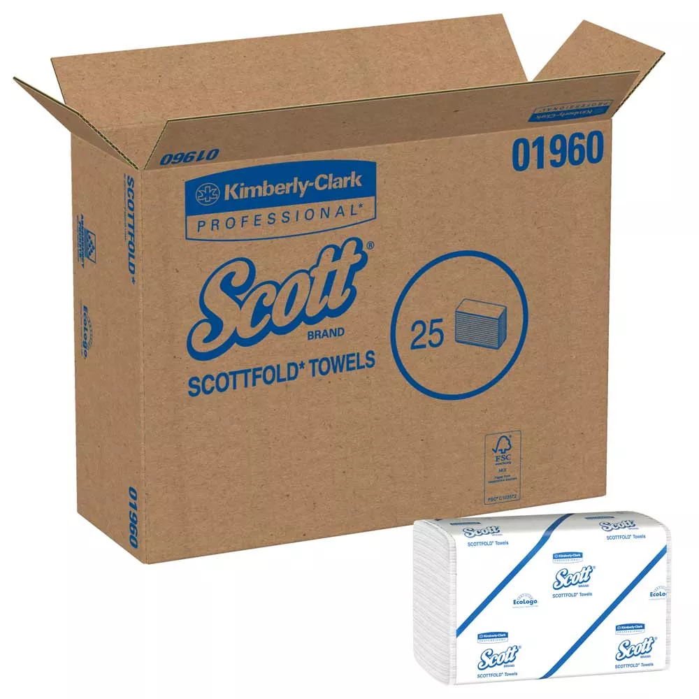Scott Scottfold Multi-fold 1-Ply Paper Towels by Kimberly-Clark