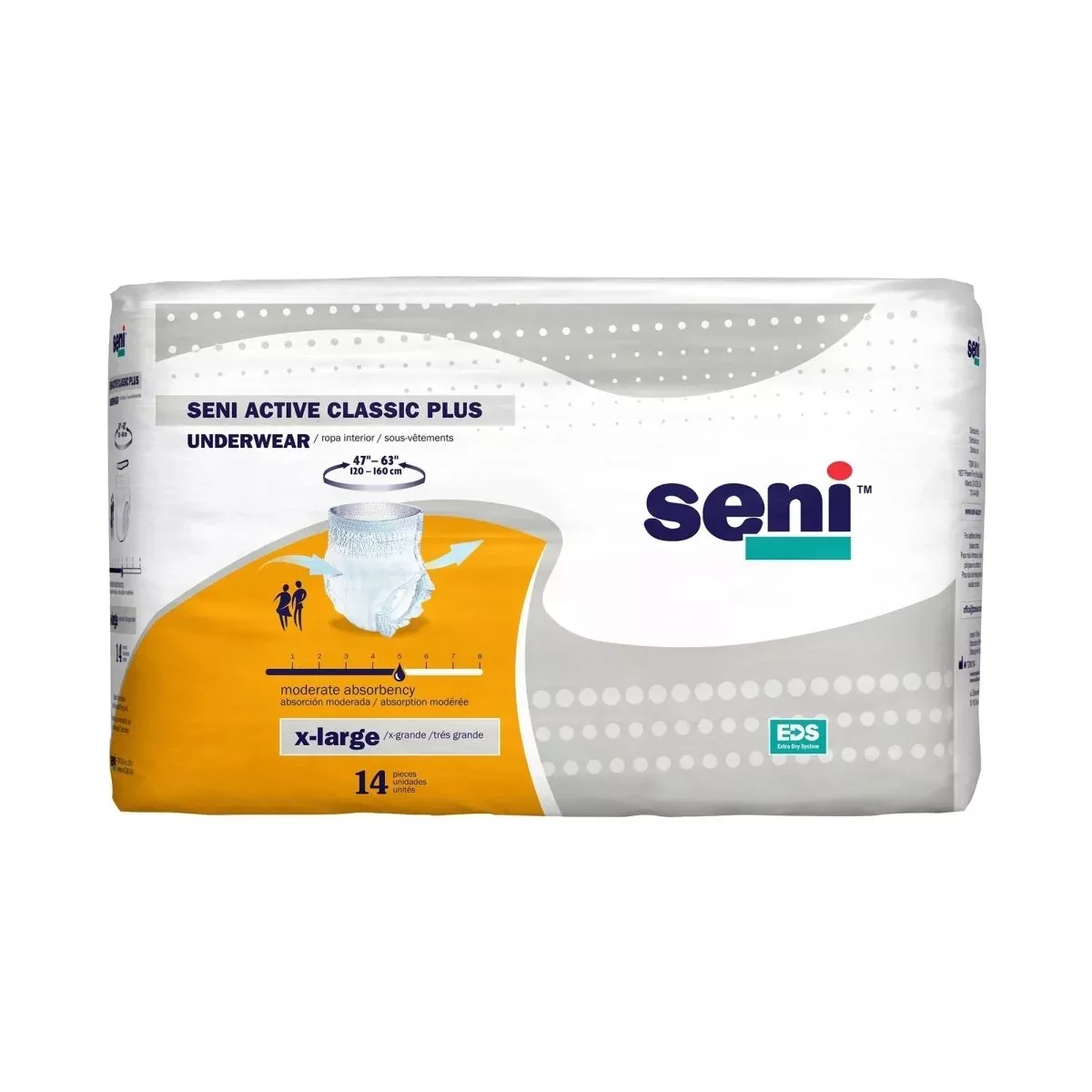Seni Active Classic Plus Moderate Absorbent Underwear