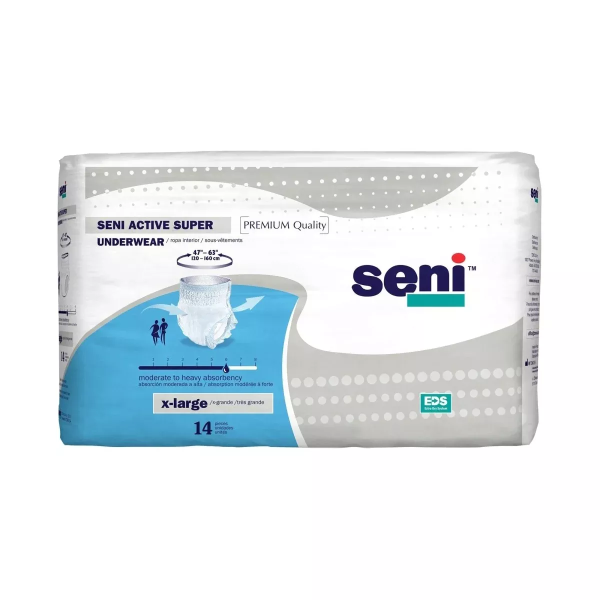 Seni Active Super Moderate to Heavy Absorbent Underwear