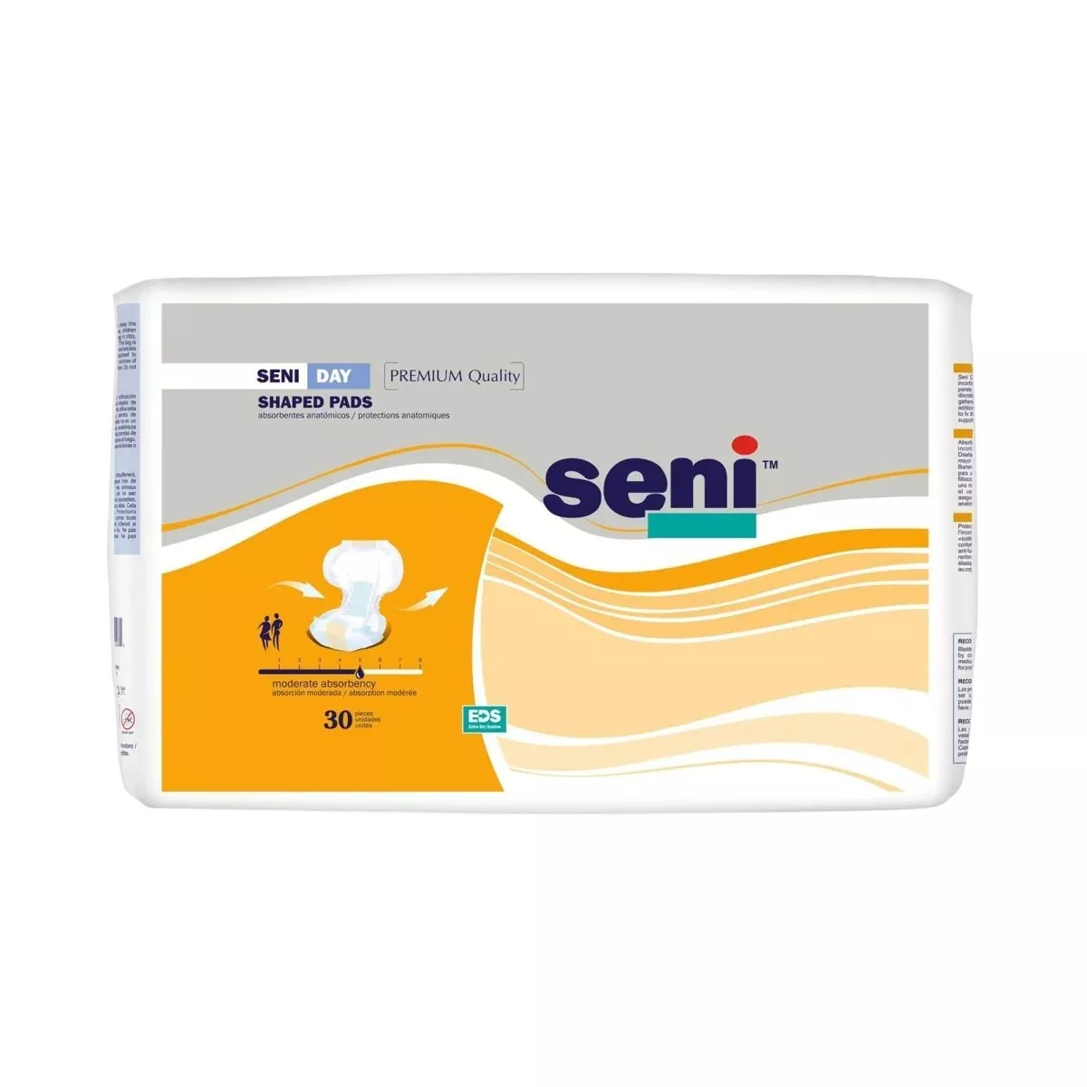 Seni Shaped Pads Moderate Absorbency Incontinence Liner