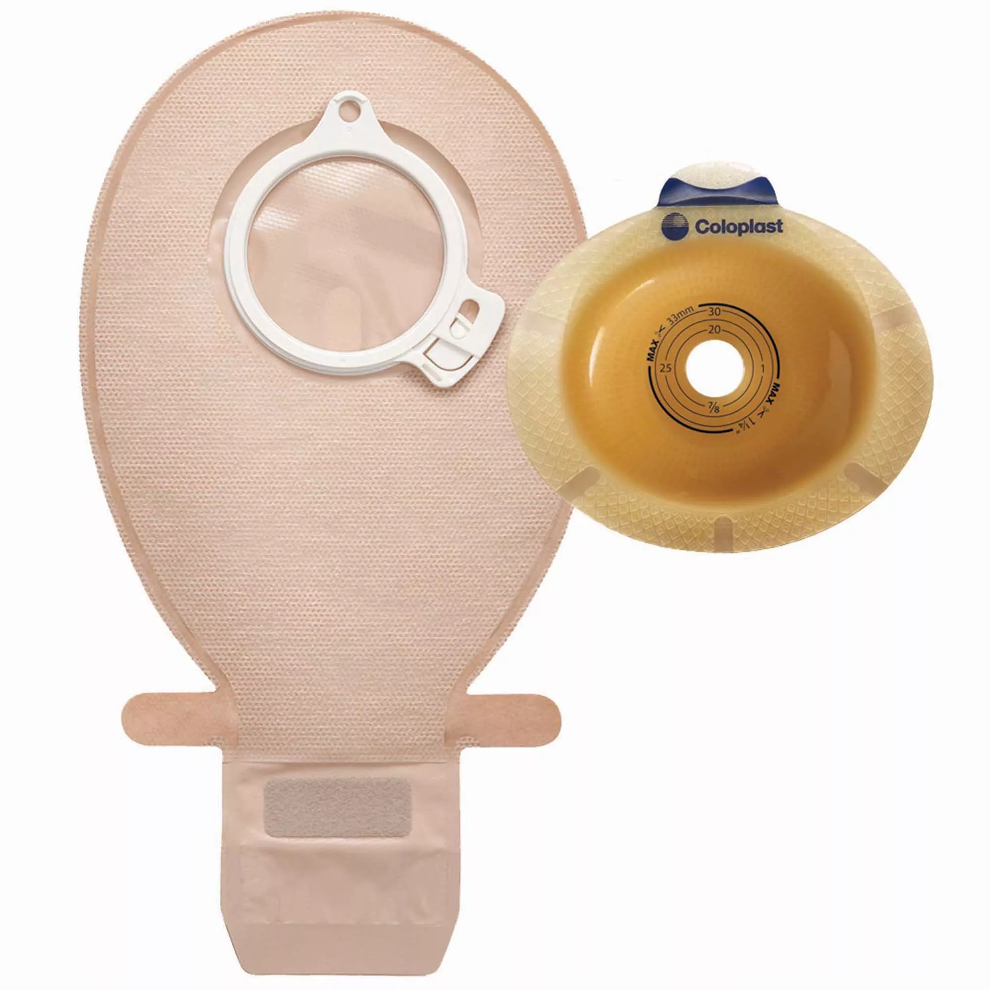 SenSura Click 2-Piece Single Use Kit - Barrier + Drainable Pouch