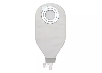 SenSura Mio Flex High Output 2-Piece Opaque Ileostomy Pouch, Red Match