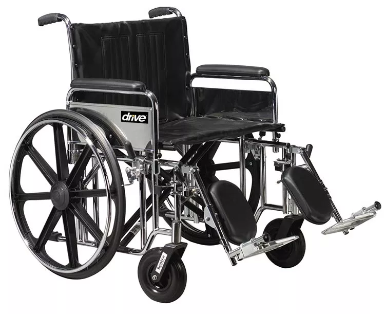 Sentra Extra Heavy Duty Wheelchair, 20" Seat Width