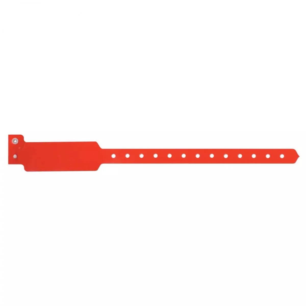 Sentry Superband Write-On Wristband Poly Clasp Closure 1"X10 Pedi Red - 500 Per Box