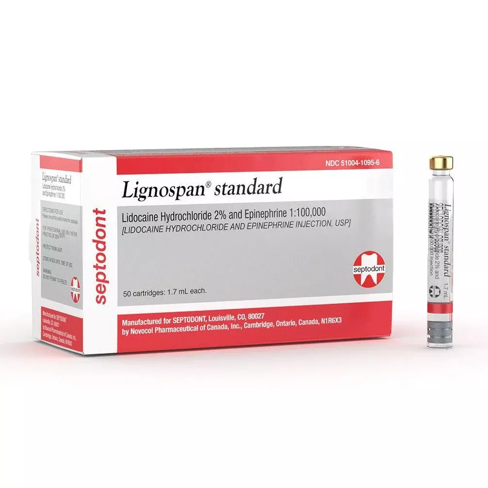 Septodont Lignospan Lidocaine 2% with Epinephrine