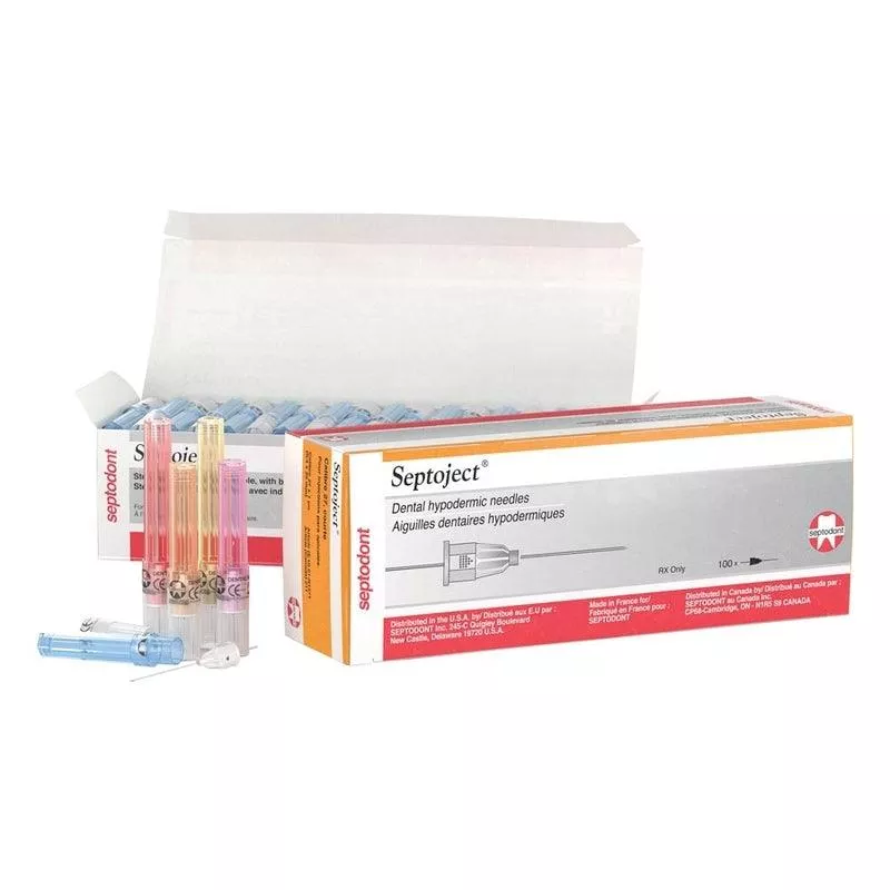 Septoject 30 Short Blue Needles (30 Gauge), Disposable Sterile for use on