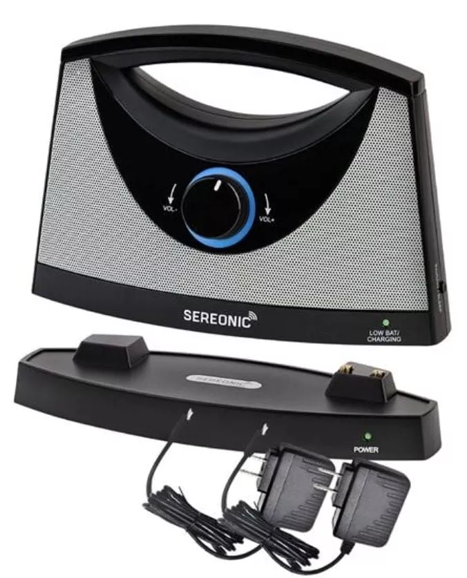 SEREONIC Deluxe Wireless TV Speaker With Extra Power Adapter - HC-TVSB-BT-KIT