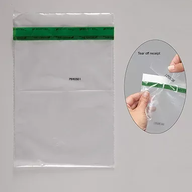 Serialized Tamper-Evident Bags, 9 x 12 H-20301-13213