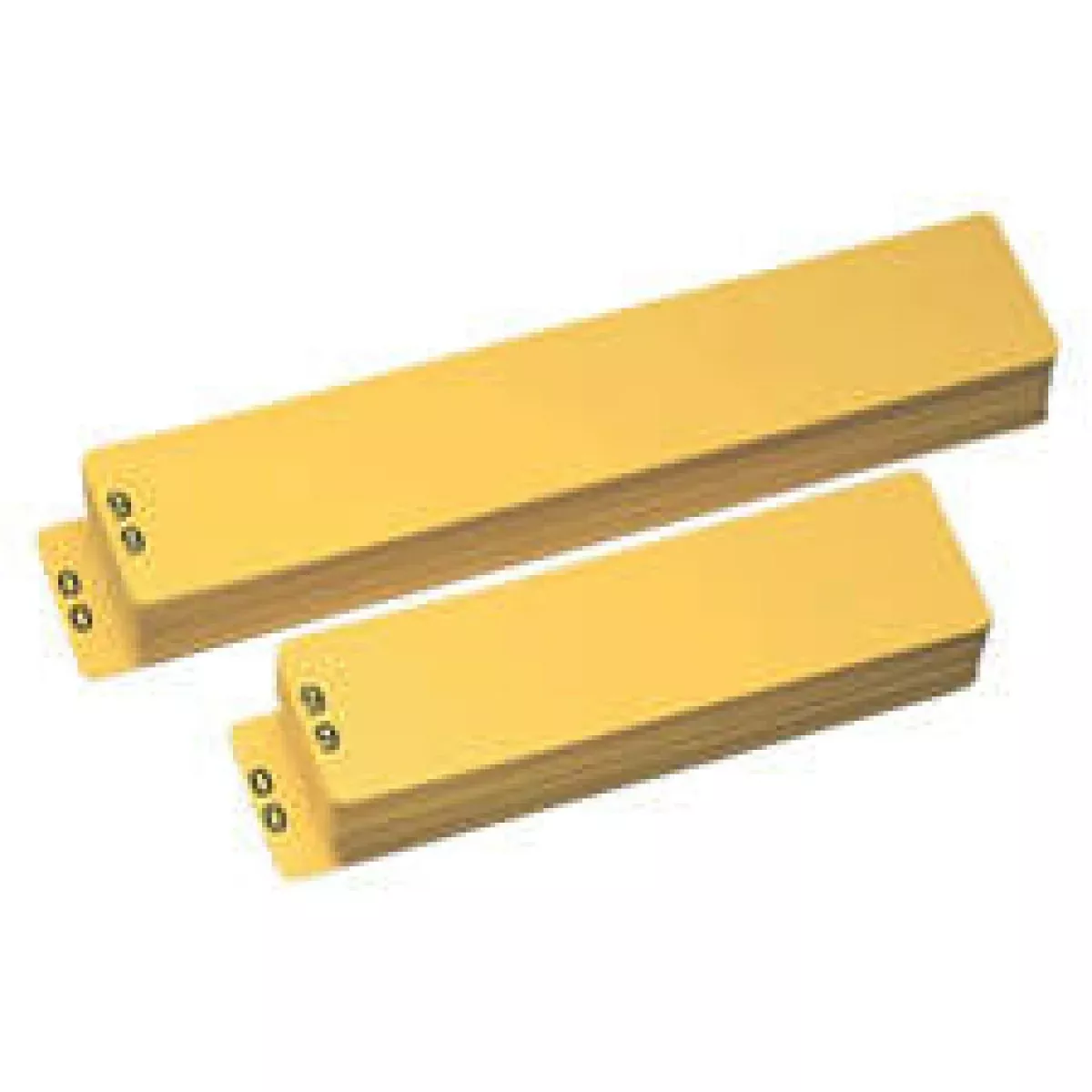 Shelf Guide Accommodates X-Ray Film Numeric Yellow 21" X 4" 100 Per Set