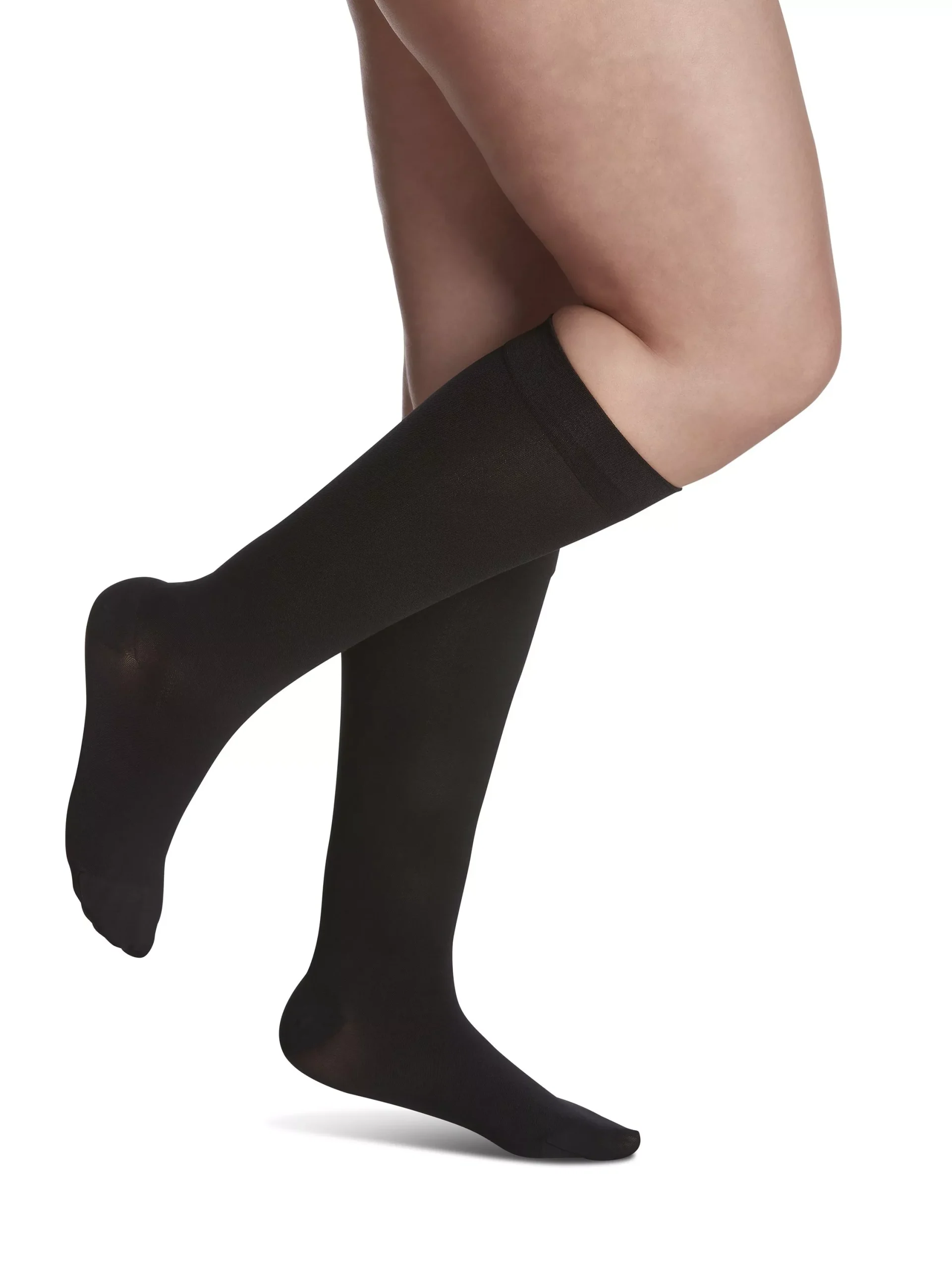 Sigvaris 841C Soft Opaque Knee High Closed Toe 15-20 mmHg Compression Socks