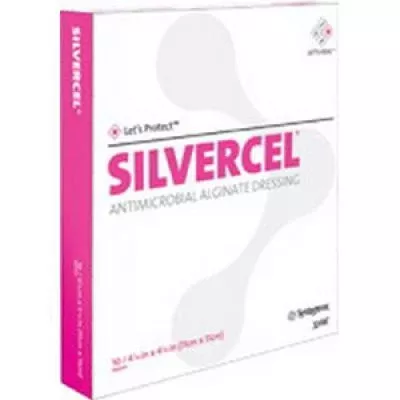Silvercel Antimicrobial Alginate Dressing, 1" x 12" Rope