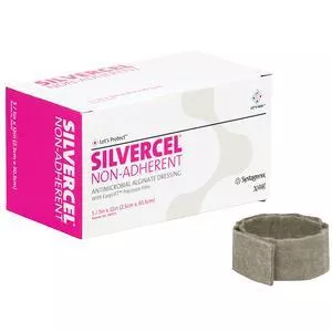 Silvercel Non-Adherent Antimicrobial Alginate Dressing 1" x 12" Rope