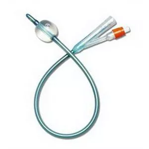 Silvertouch 2-Way Silver Hydrophilic-Coated Silicone Foley Catheter 14 Fr 5 cc