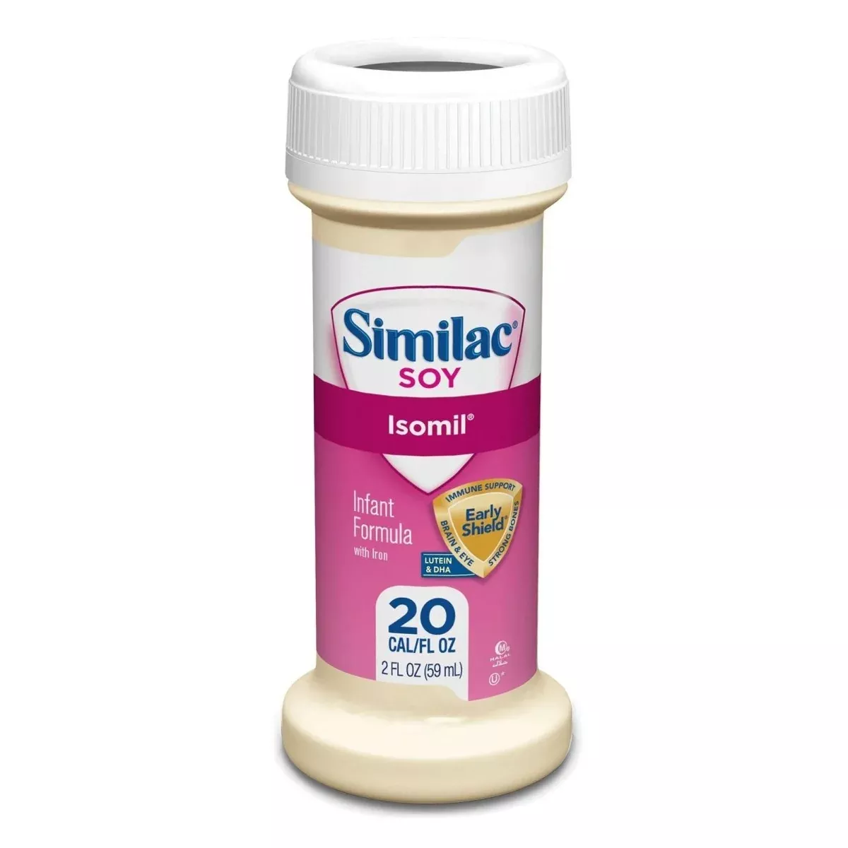 Similac Soy Isomil 20 Calories Infant Formula 2 oz. Bottle Liquid