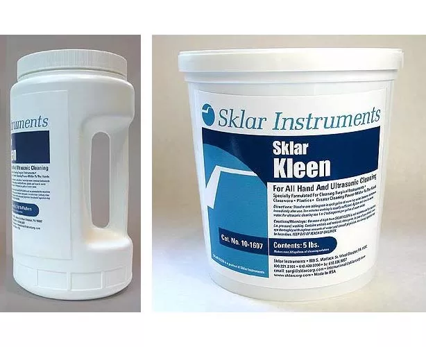 Sklar Kleen Powder- Manual & Ultrasonic Cleaning