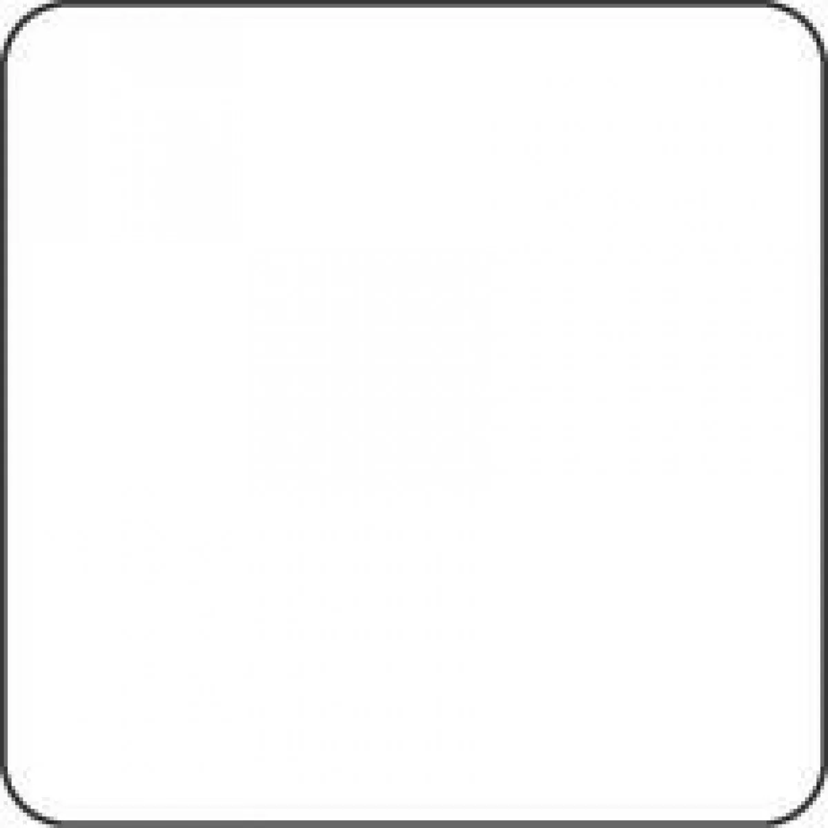 Slide Label (Paper, Permanent) 1" Core 7/8" X 7/8" White - 1000 Per Roll