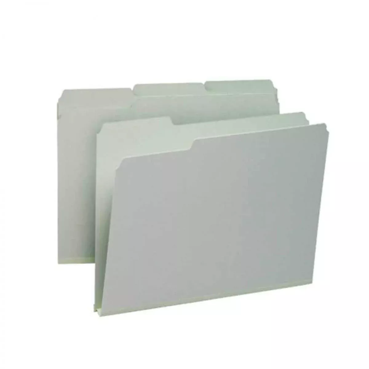 Smead Top Tab Folder No Fas 25Pt Pressboard Smead Gray 1/3 Cut Assorted 1" Expansion 11 3/4" X 9 1/2" 125 Per Case