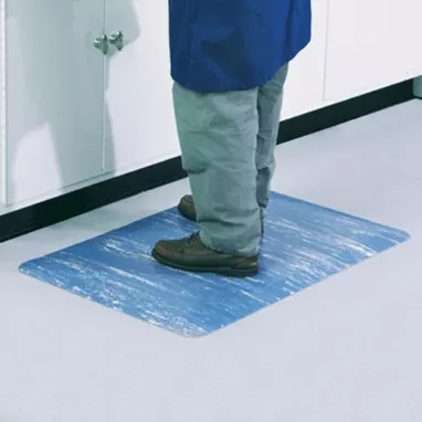 Smooth Anti-Fatigue Mat, Blue, 3 x 2 H-5280-16936