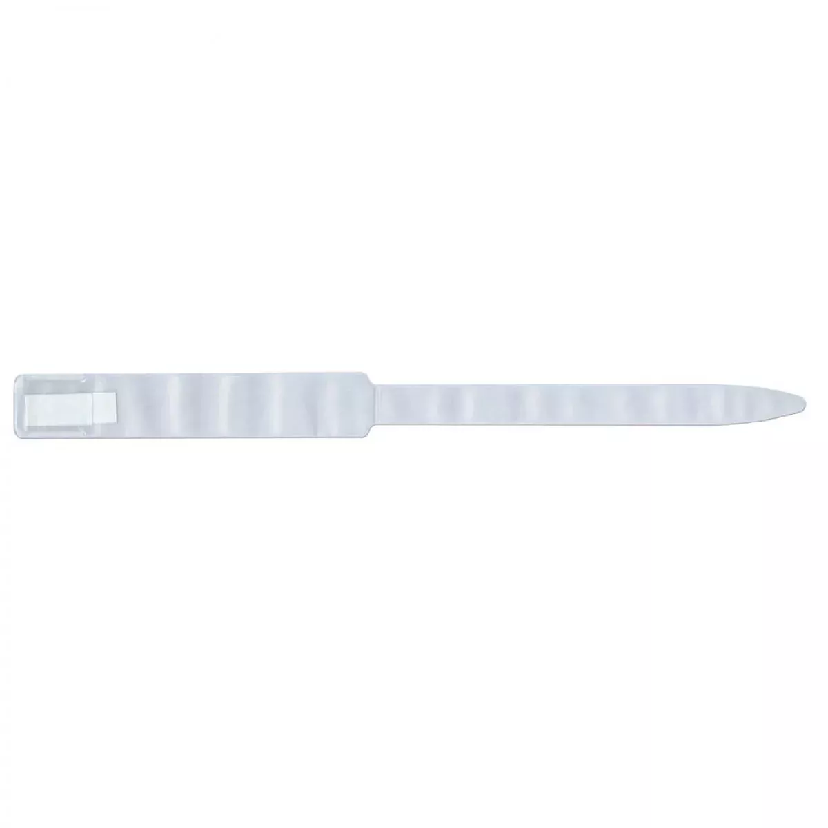 Soft-Lock Insert Wristband Vinyl X13 Adult Clear - 250 Per Box
