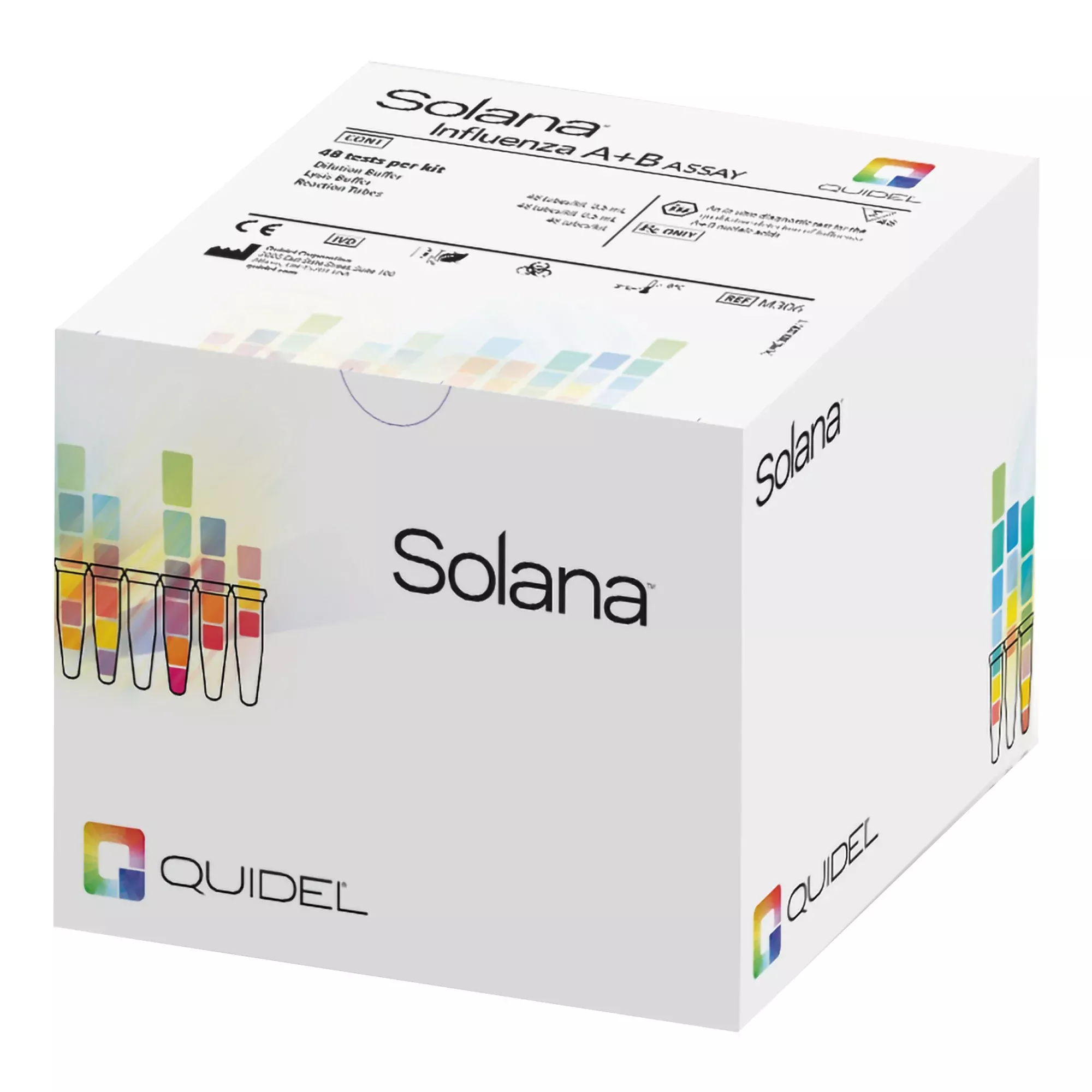 Solana Influenza A+B Influenza Molecular Diagnostic Respiratory Test Kit