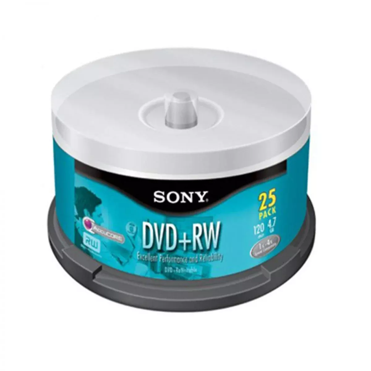 Sony Dvd 120Min 1X-4X General Use Silver 4.7Gb 25 Per Pack