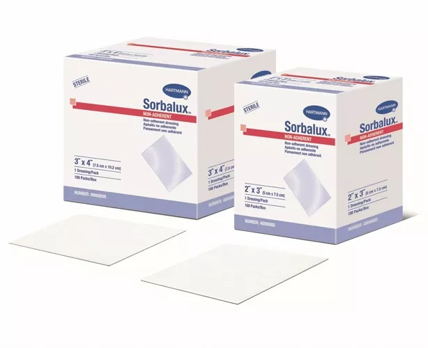 Sorbalux Non-Adherent Dressings, Sterile
